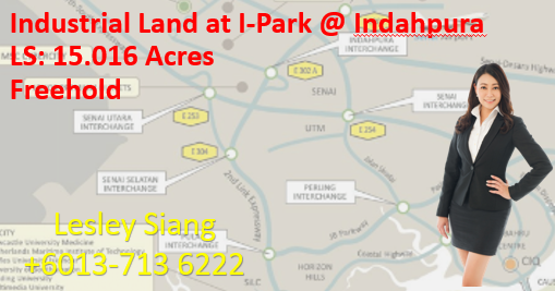 Industrial Land at I-Park @ Indahpura, Kulai Industrial Land at I-Park @ Indahpura, Kulai
