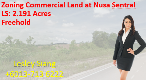 Zoning Commercial Land at Nusa Sentral Zoning Commercial Land at Nusa Sentral
